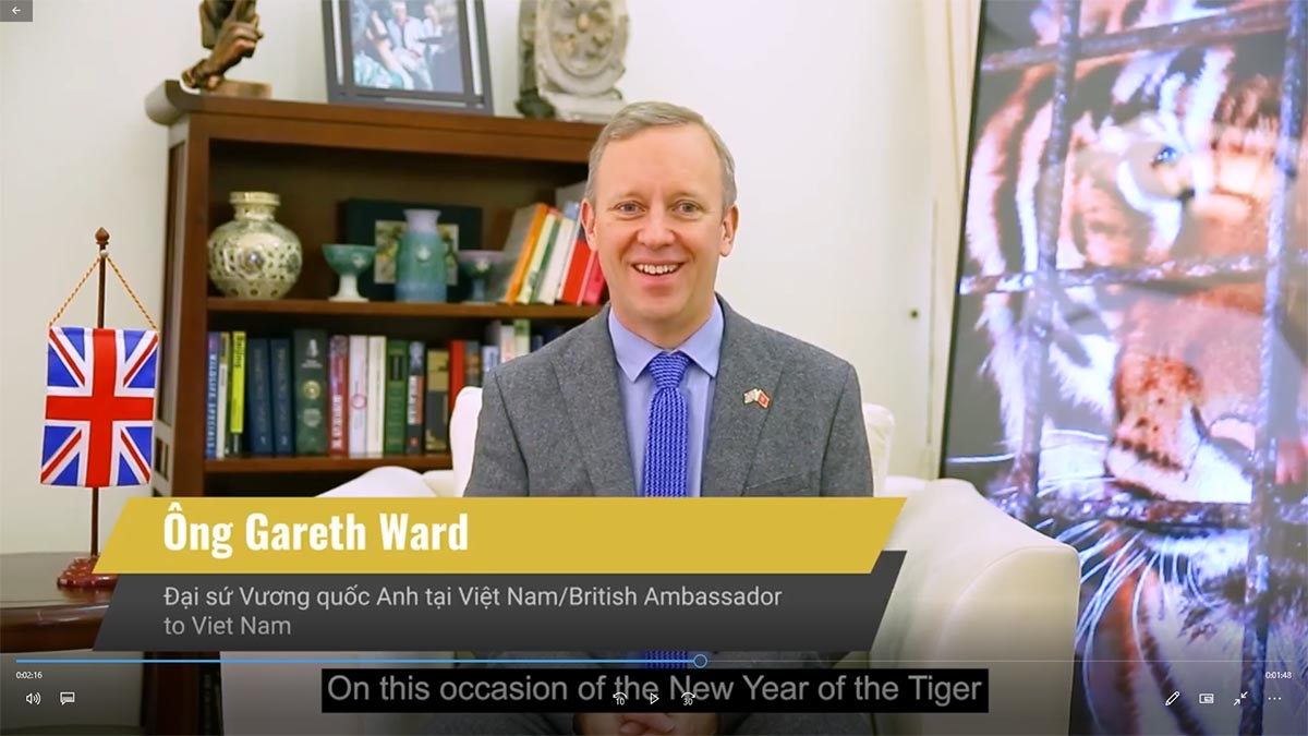 Say No to tiger bone glue in Year of Tiger: British Ambassador